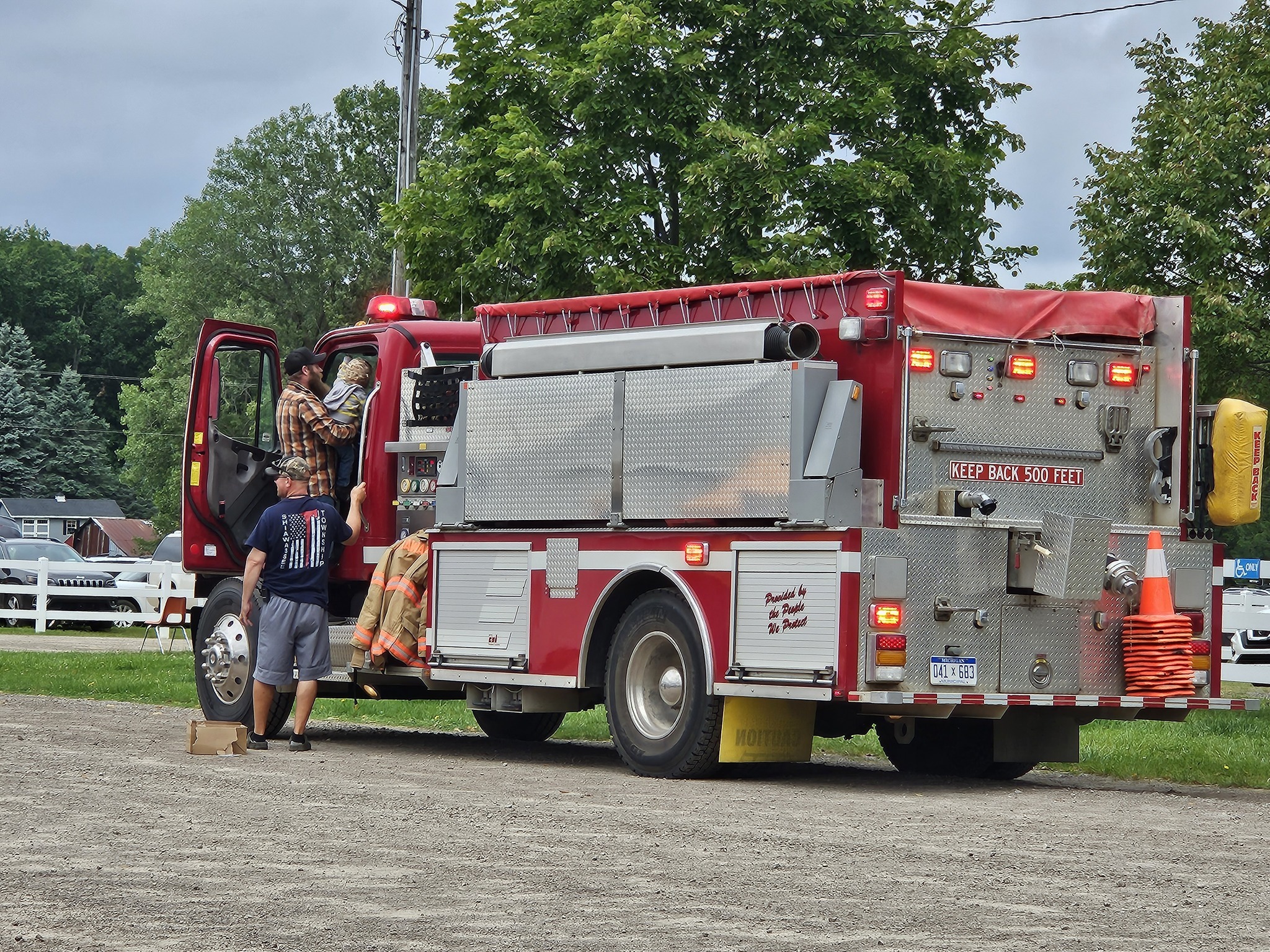 Fire truck at 2023 Touch A Truck.